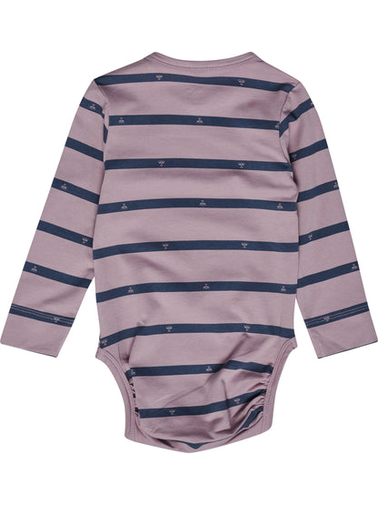 HUMMEL Mini Stripy Bee Body L/S Kind (sea fog)