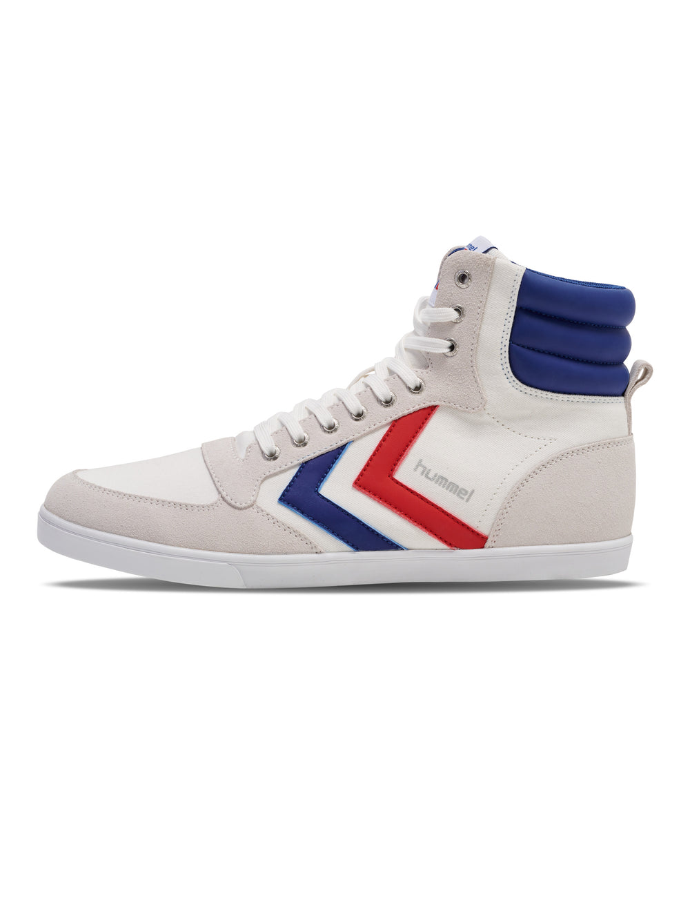 HUMMEL Slimmer Stadil High (white/blue/red/gum)