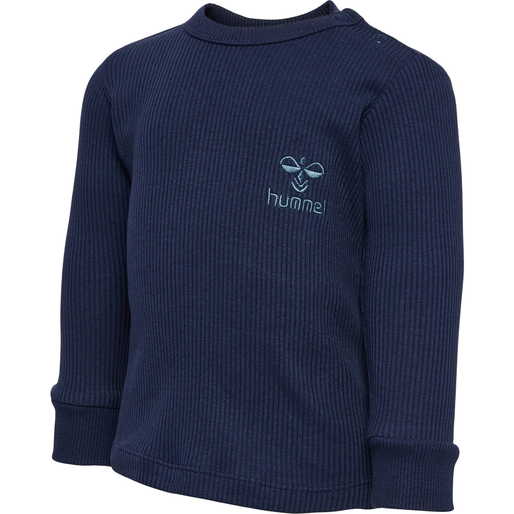 HUMMEL Sami T-Shirt L/S Kind (black iris)