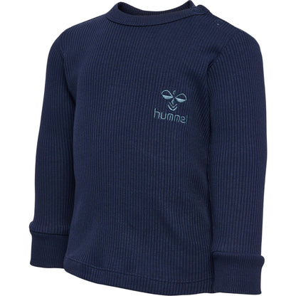 HUMMEL Sami T-Shirt L/S Kind (black iris)