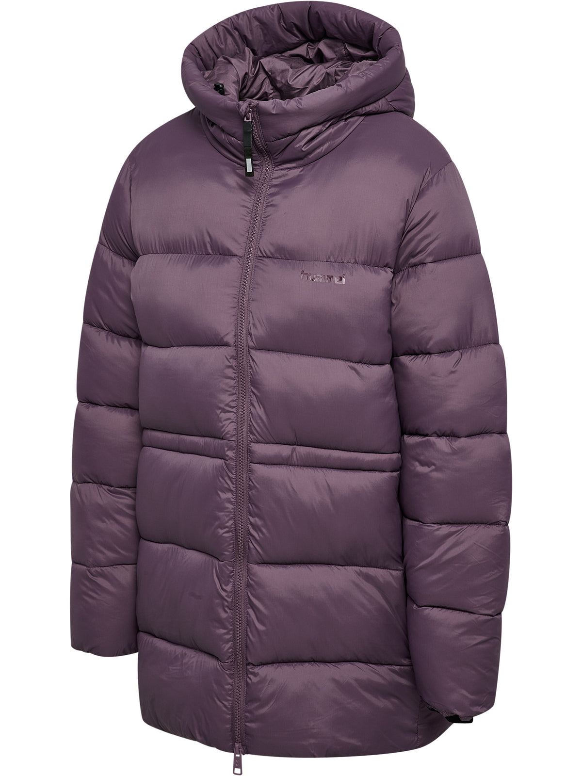 HUMMEL Mid Lenght Puffer Jacket Damen (black plum)
