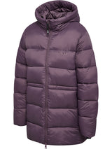 HUMMEL Mid Lenght Puffer Jacket Damen (black plum)