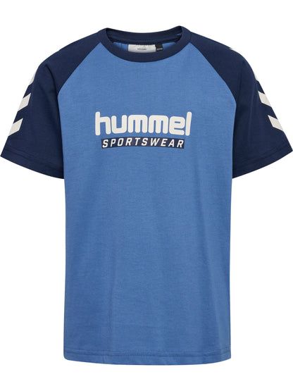HUMMEL Logo T-Shirt S/S Kind (dutch blue)