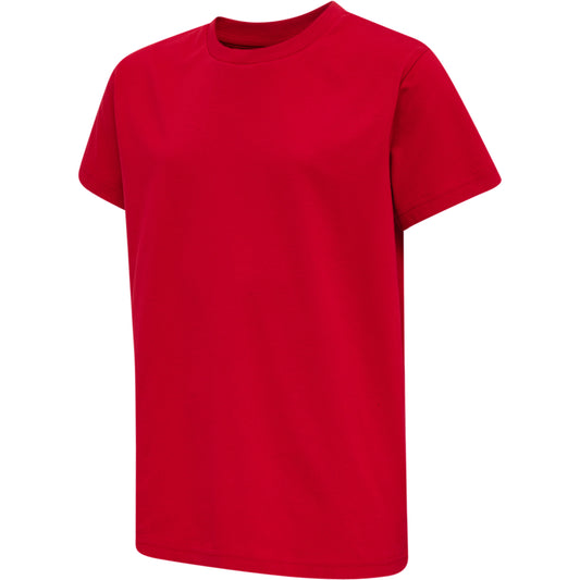 HUMMEL Red Basic T-Shirt S/S Kind (tango red)