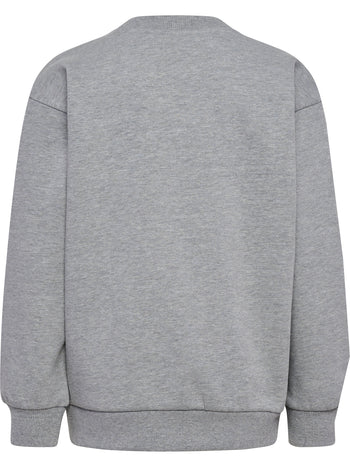 HUMMEL Loose Crewneck Bee Kind (grey melange)