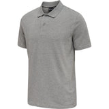 HUMMEL Red Classic Polo (grey melange)