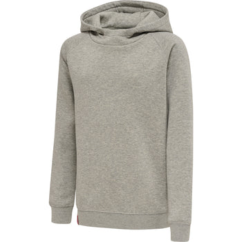 HUMMEL Red Classic Hoodie Kind (grey melange)