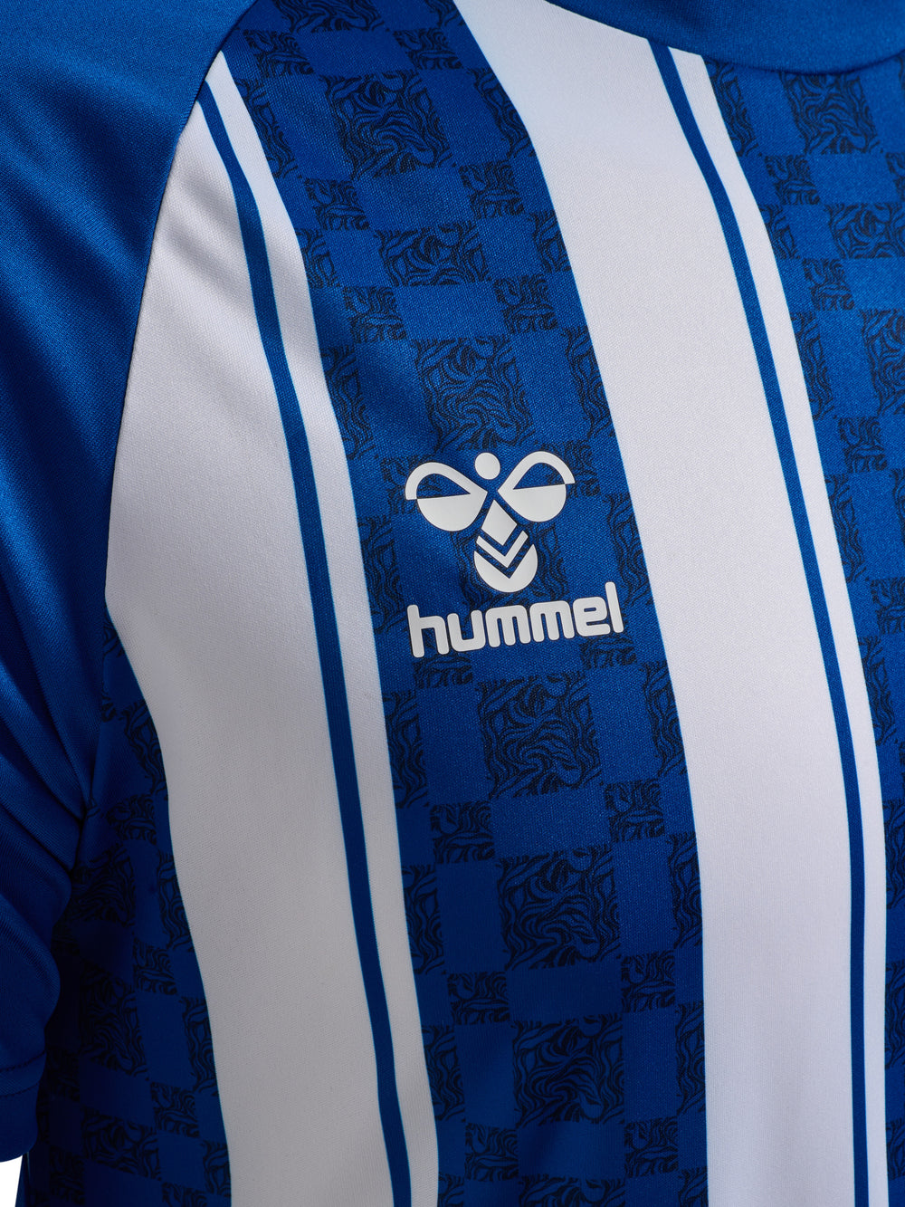 HUMMEL Match Striped Jersey S/S (true blue/white)