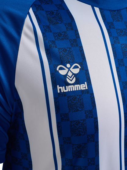 HUMMEL Match Striped Jersey S/S (true blue/white)