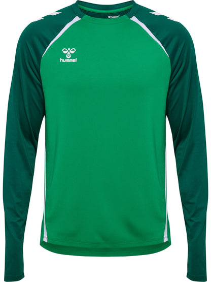 HUMMEL Lead 2.0 Crew Sweat (jelly bean/evergreen)