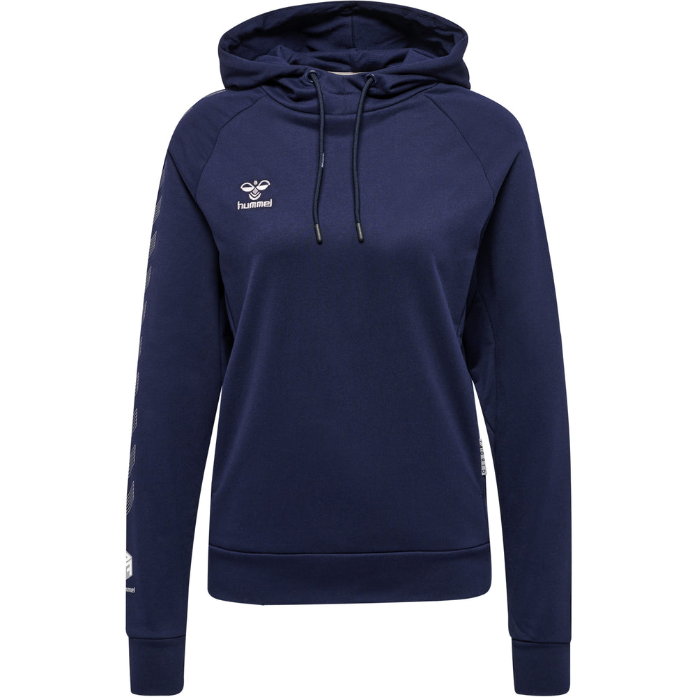 HUMMEL Move Grid Cotton Hoodie Damen Blau