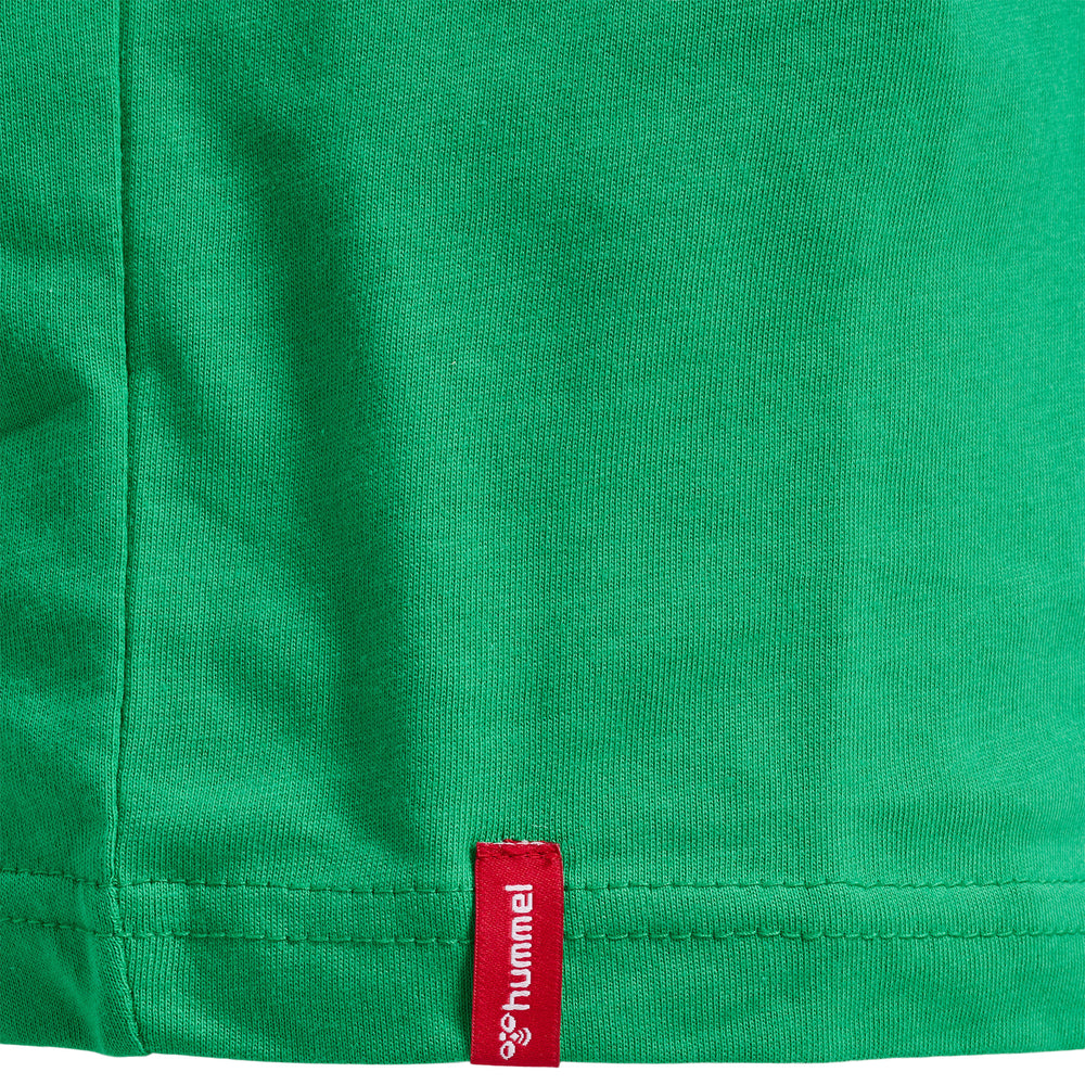 HUMMEL Red Basic T-Shirt S/S Kind (jelly bean)
