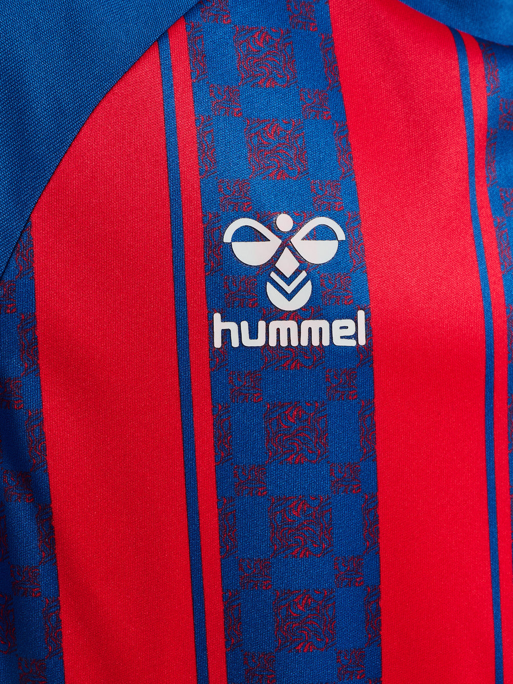 HUMMEL Match Striped Jersey S/S Kind (true blue/true red)