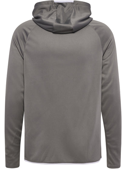 HUMMEL Core 2.0 Zip Hoodie (steel gray/white)