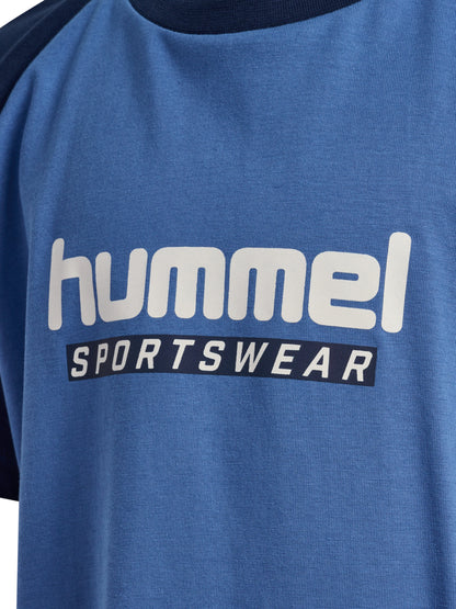 HUMMEL Logo T-Shirt S/S Kind (dutch blue)