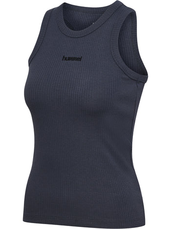 HUMMEL Foundation Rib Tank Top Damen (ebony)