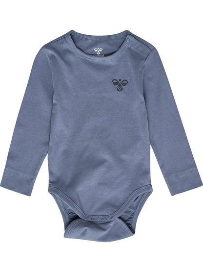HUMMEL Mini 2-Pack Body L/S Kind (ombre blue/flint stone)