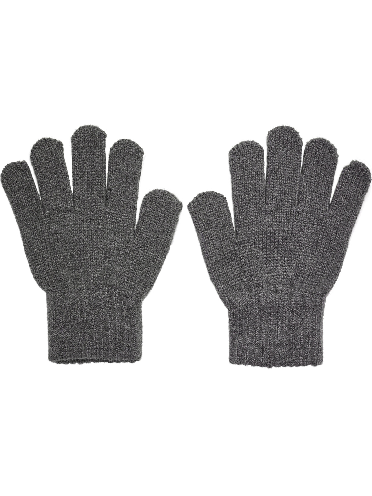 HUMMEL Knit Gloves 2-Pack Kind (dark gull gray)