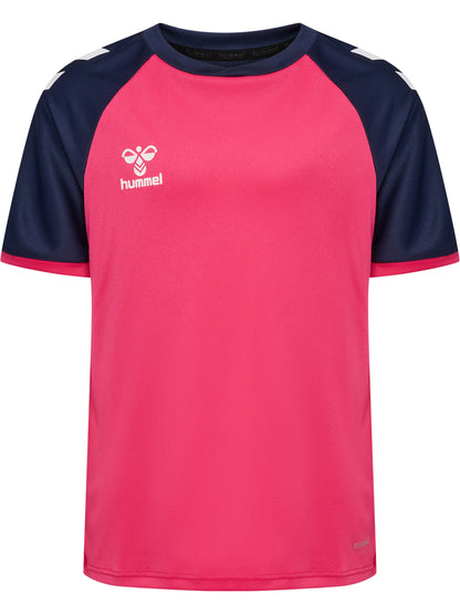 HUMMEL Match League Jersey S/S Kind (raspberry sorbet/marine)