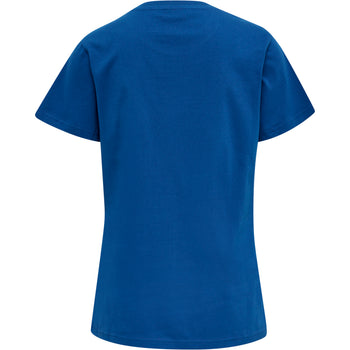 HUMMEL Red Basic T-Shirt S/S Damen (true blue)