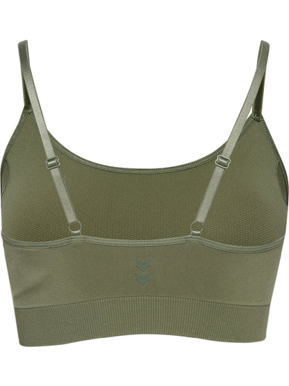 HUMMEL Flow Padded Bra Damen (deep lichen green)