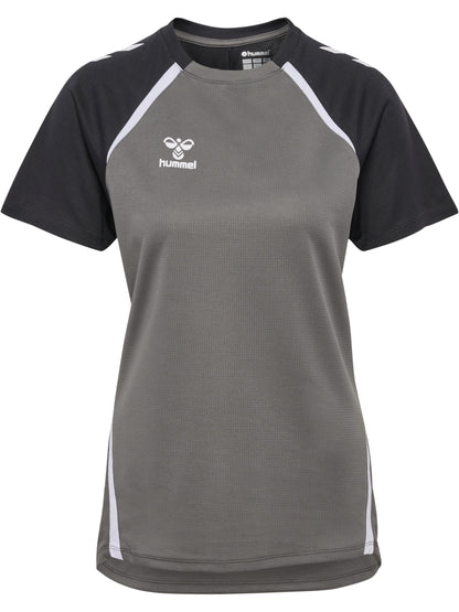 HUMMEL Lead 2.0 Jersey S/S Damen (steel gray/asphalt)