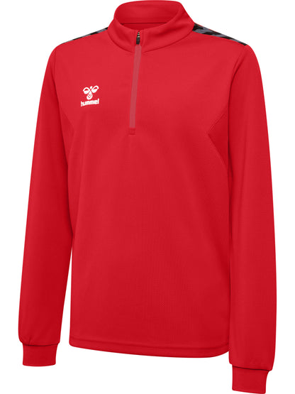HUMMEL Authentic Half Zip Sweat Kind (true red)