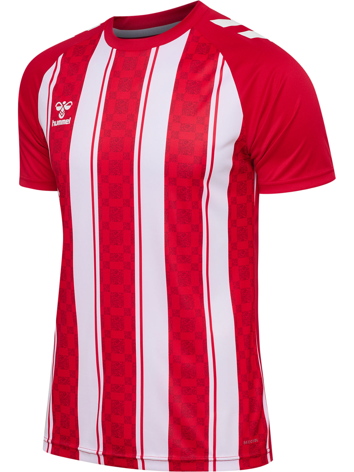 HUMMEL Match Striped Jersey S/S (true red/white)