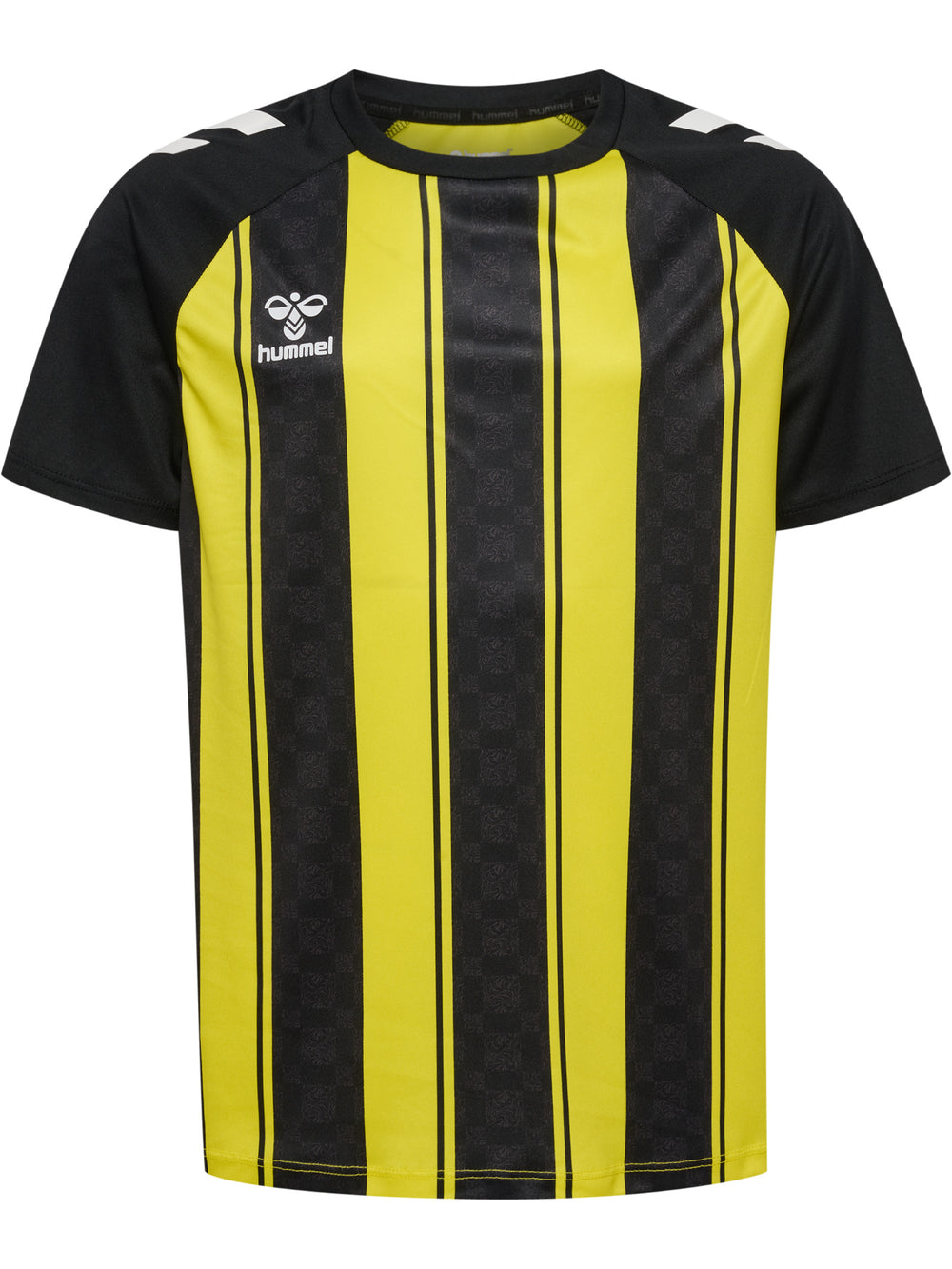 HUMMEL Match Striped Jersey S/S Kind (blazing yellow/black)