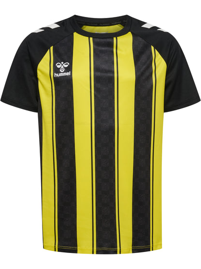HUMMEL Match Striped Jersey S/S Kind (blazing yellow/black)