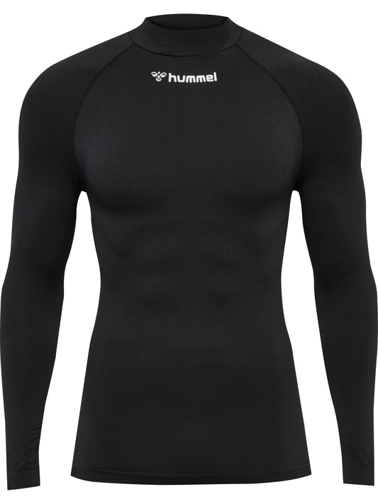 HUMMEL Bl Comfort 2.0 Mockneck Tee L/S Herren Schwarz