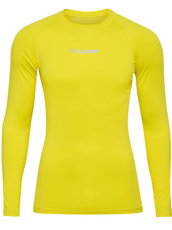 HUMMEL Bl Performance Tee L/S Herren Gelb