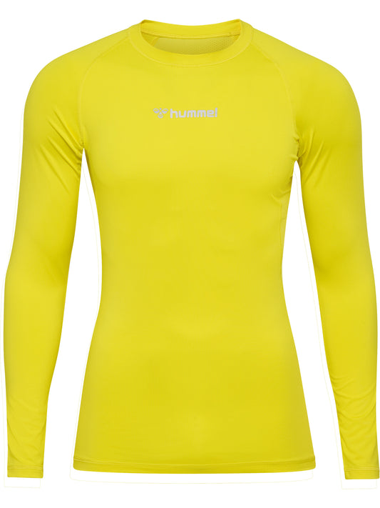 HUMMEL Bl Performance Tee L/S Herren Gelb