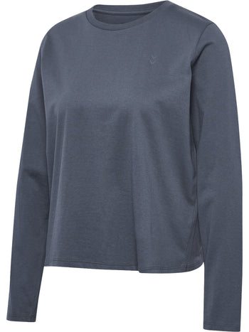 HUMMEL Soft Open Back T-Shirt L/S Damen (turbulence)