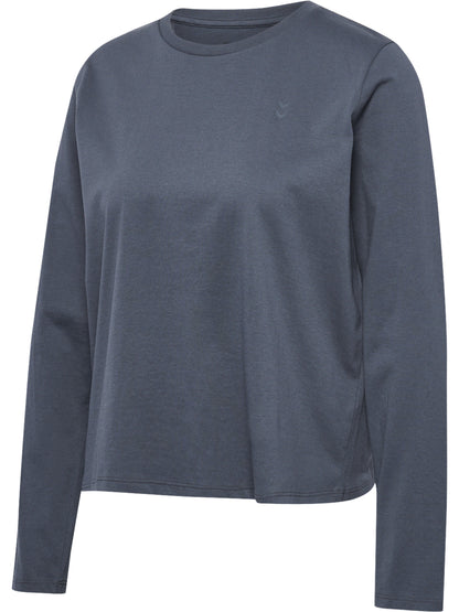 HUMMEL Soft Open Back T-Shirt L/S Damen (turbulence)