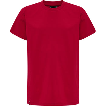 HUMMEL Red Basic T-Shirt S/S Unisex Kind Rot
