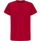 HUMMEL Red Basic T-Shirt S/S Unisex Kind Rot