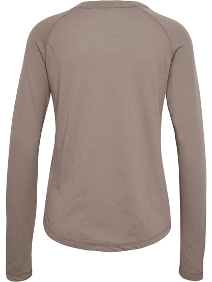 HUMMEL Mt Vanja T-Shirt L/S Damen (driftwood)