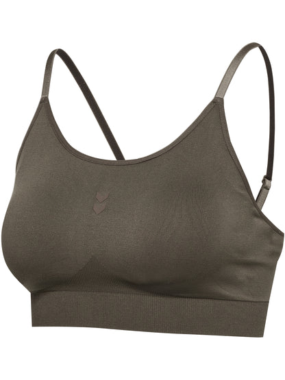 HUMMEL Flow Padded Bra Damen (major brown)