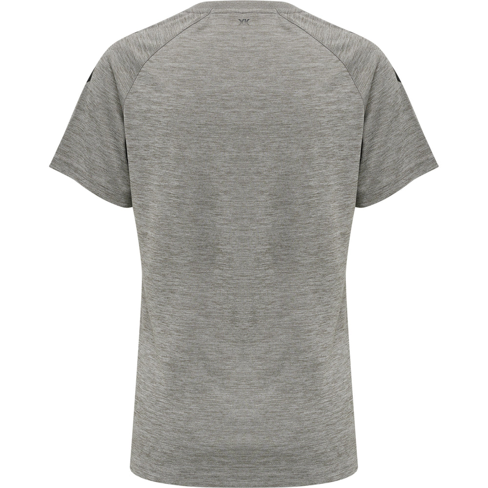 HUMMEL Core XK Core Poly Tee S/S Damen (grey melange)
