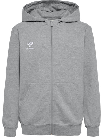 HUMMEL Go 2.0 Zip Hoodie Unisex Kind Grau
