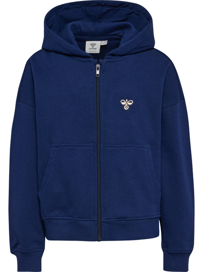 HUMMEL Jump Boxy Zip Cardigan Kind (medieval blue)