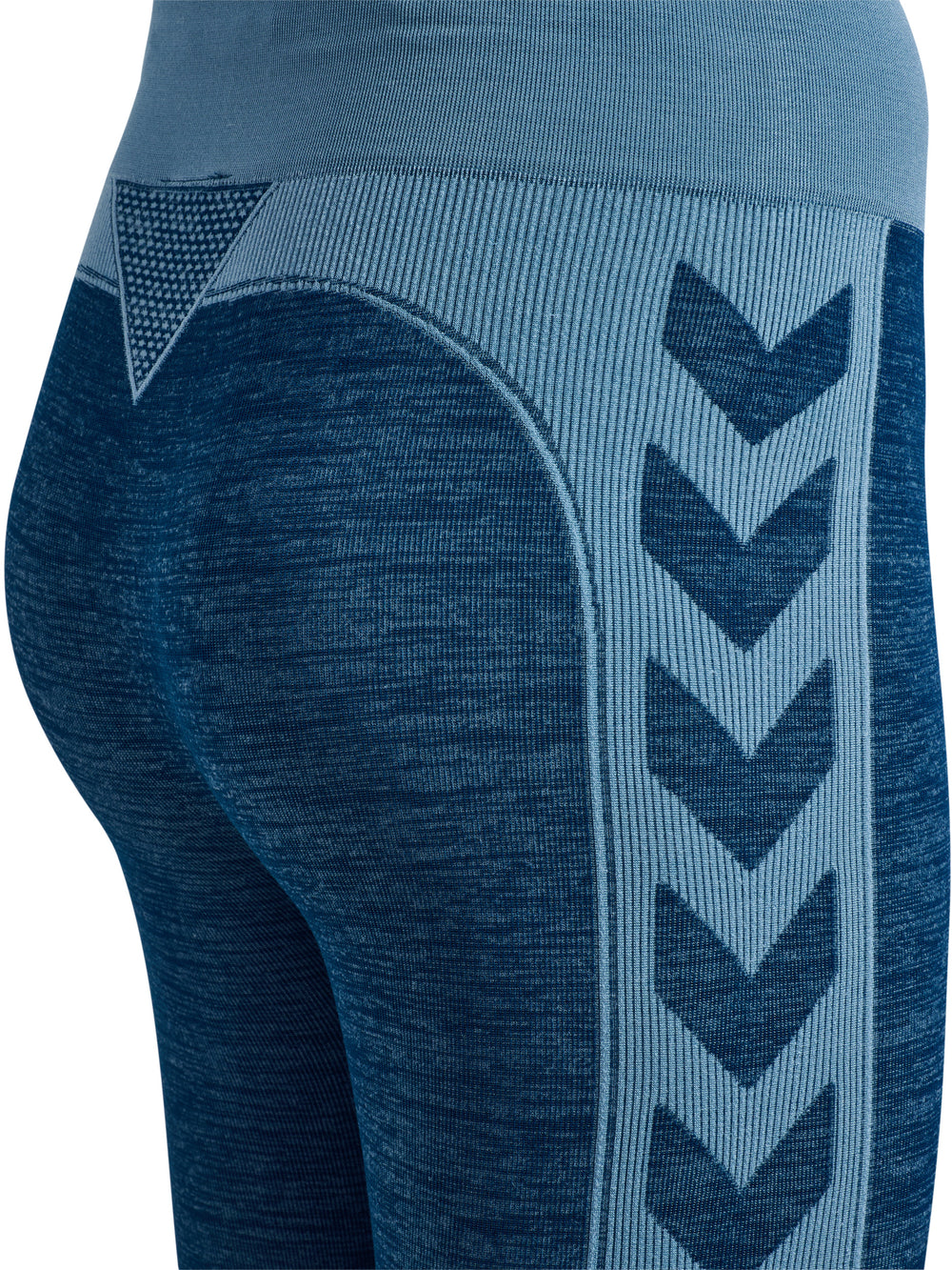 HUMMEL Clea Seamless Mid Waist Tights Damen (navy peony/faded denim)