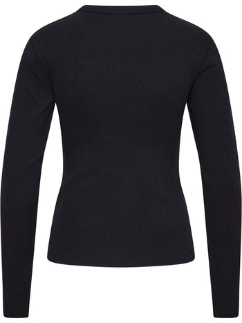 HUMMEL Foundation Rib T-Shirt L/S Damen (black)