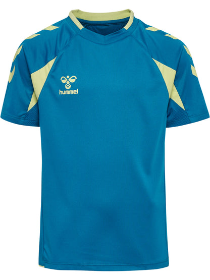 HUMMEL Core 2.0 Jersey S/S Kind (celestial/pale lime yellow)