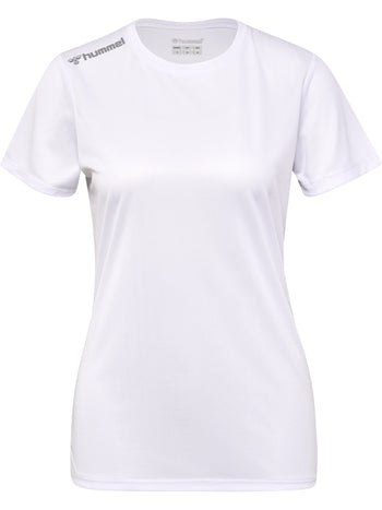 HUMMEL Run Jersey S/S Damen Weiß