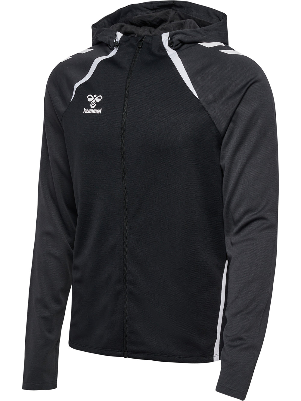 HUMMEL Lead 2.0 Zip Hoodie (black/asphalt)