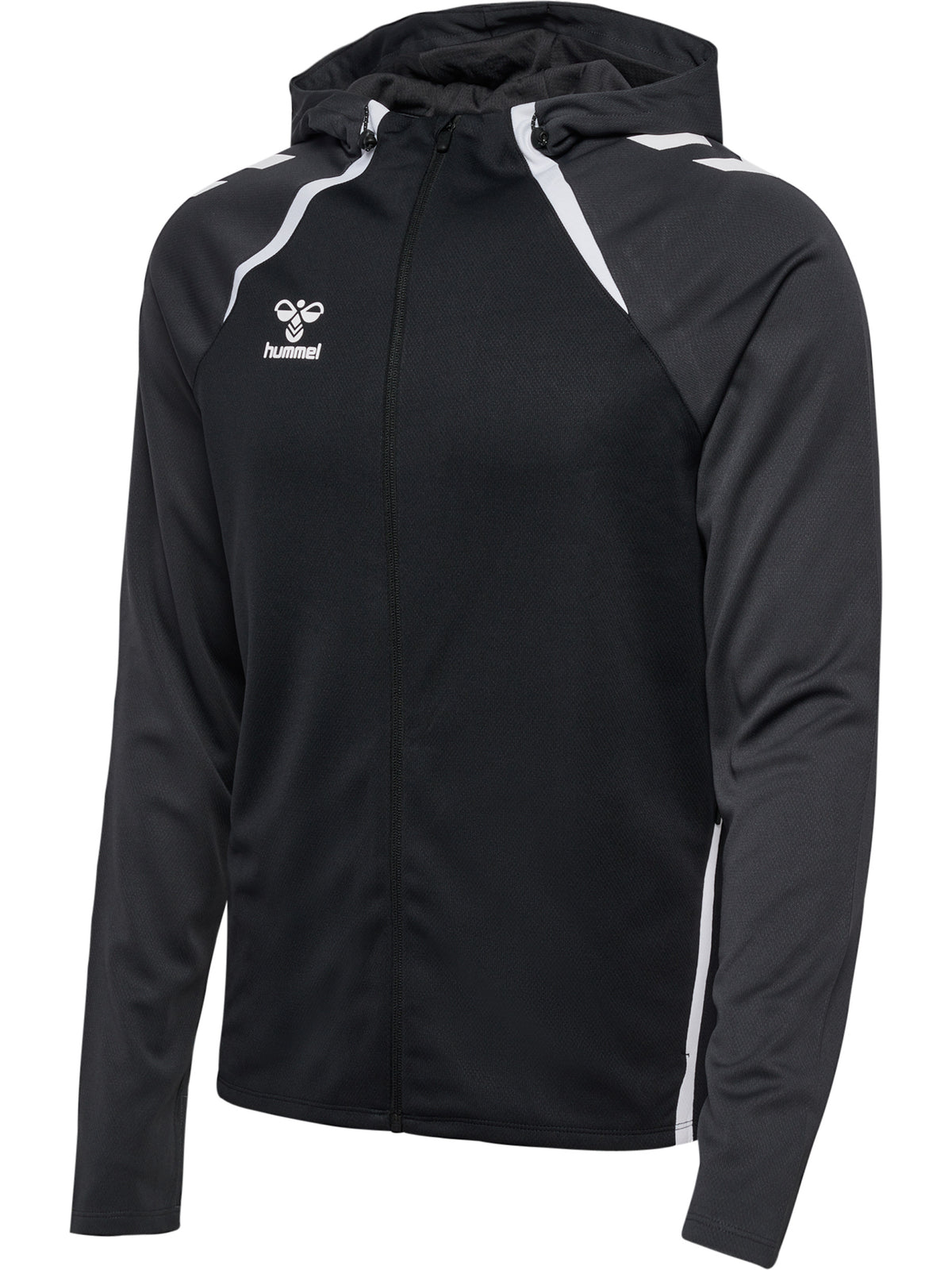 HUMMEL Lead 2.0 Zip Hoodie (black/asphalt)