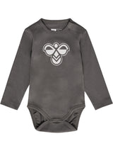HUMMEL Mini Logo Body L/S Kind (dark gull gray)