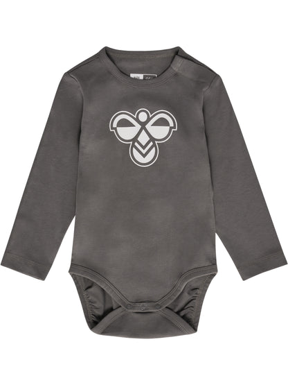 HUMMEL Mini Logo Body L/S Kind (dark gull gray)